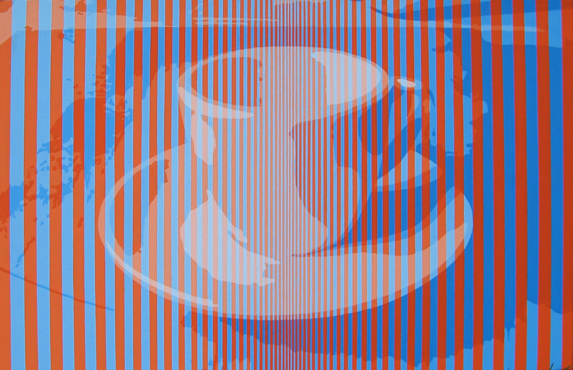 Acrylic painting on canvas.